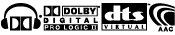 DOLBY DIGITALADOLBY PRO LOGIC IIAdtsAMpeg2-AAC