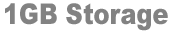 1GB Storage