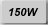 150W