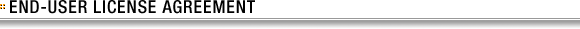 END-USER LICENSE AGREEMENT