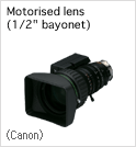 Motorised lens (1/2" bayonet)