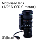 Motorised lens (1/2" 3-CCD C-mount)