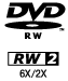 DVD-RW 6X logo