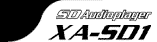 SD Audioplayer XA-SD1