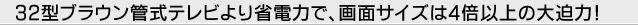 32^uEǎ TV Set ȓd͂ŁAʃTCY4 {ȏ̑唗́I